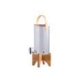 Glass Cold Water Pitcher with Faucet Large Capacity W956
