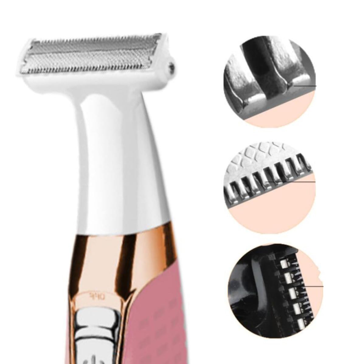Pink Portable Electric Body Hair Shaver S849204