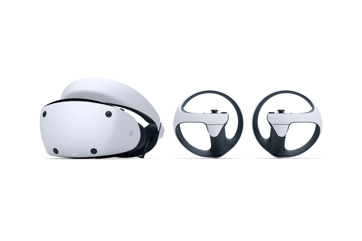White VR2 Headset and Controllers I4930