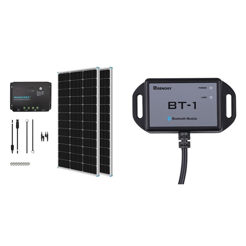 200 Watt 12 Volt Monocrystalline Solar Panel Starter Kit P57561