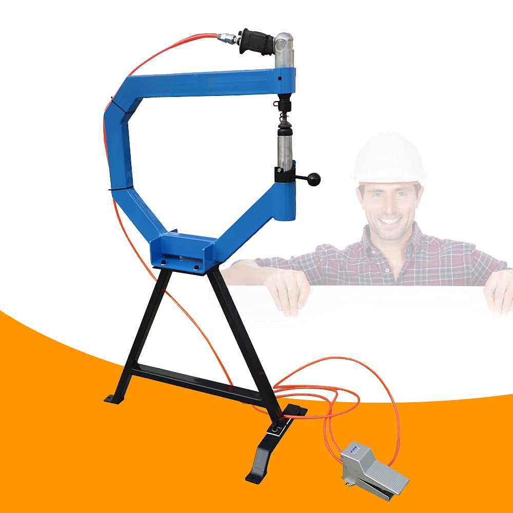 Pneumatic Planishing Hammer, 4" Throat Sheet Metal Shaping Anvil J849