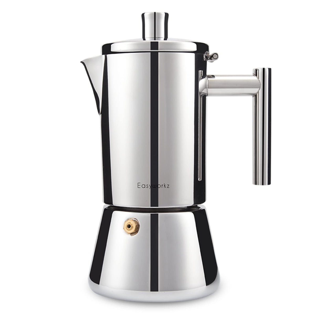 Stainless Steel Stovetop Espresso Maker 12 Cup 17.5 oz Moka Pot R25179