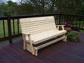 5' Pressure-Treated Pine Highback Patio Glider Bench V32693