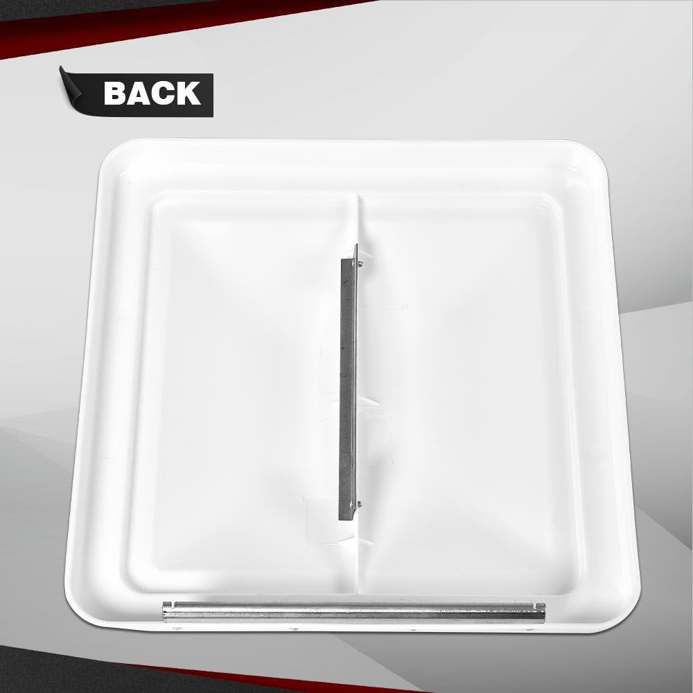 14" x 14" Replacement Roof Vent Cover 3PCS White E48087