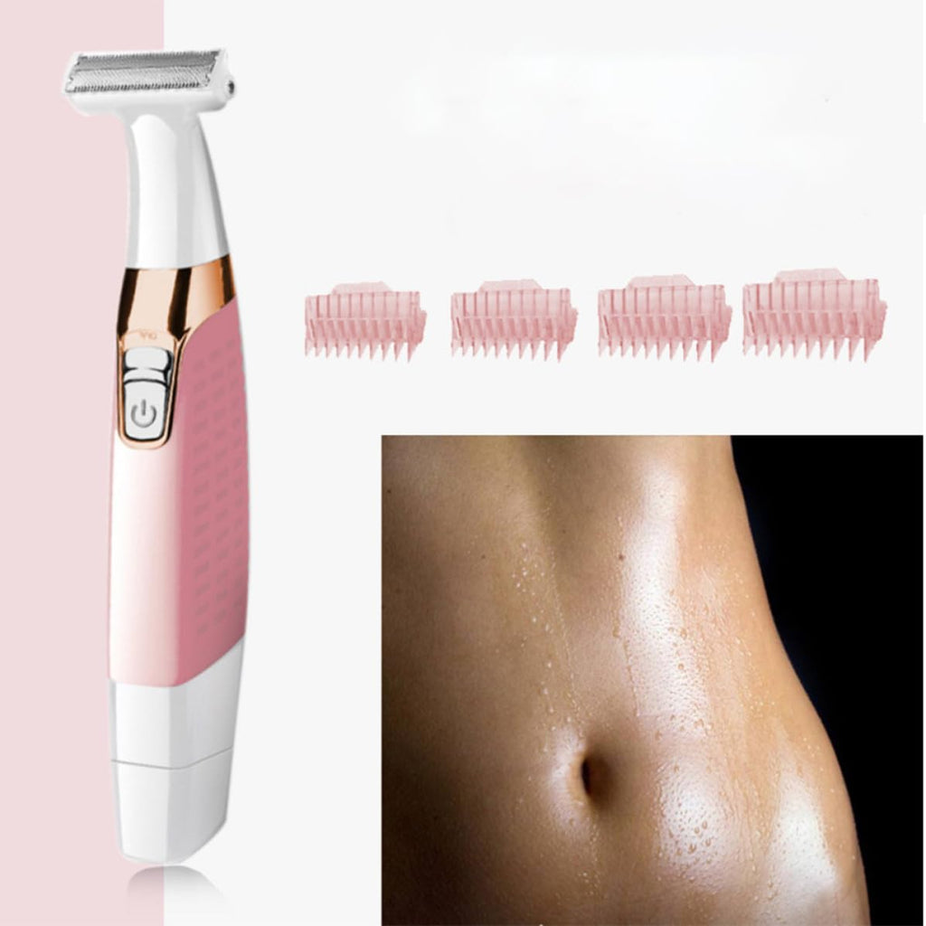 Pink Portable Electric Body Hair Shaver S849204