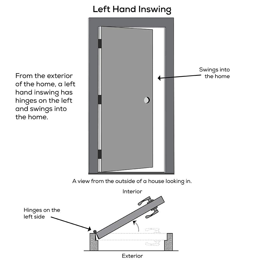 Primed Fiberglass Prehung Door 36" x 80" U605899