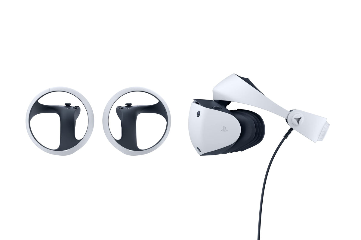 White VR2 Headset and Controllers I4930