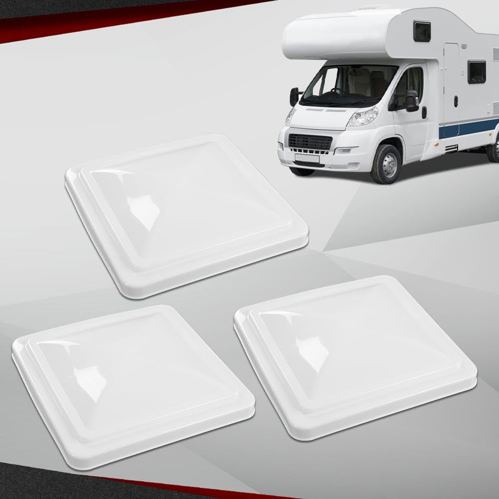 14" x 14" Replacement Roof Vent Cover 3PCS White E48087