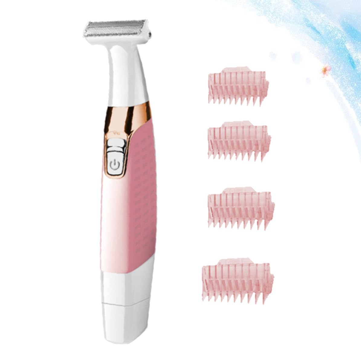 Pink Portable Electric Body Hair Shaver S849204