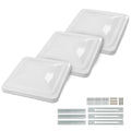 14" x 14" Replacement Roof Vent Cover 3PCS White E48087