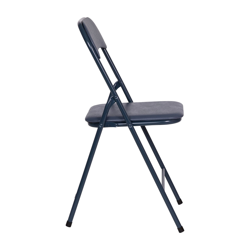 Navy Square Folding Card Table and Chairs Set R42541