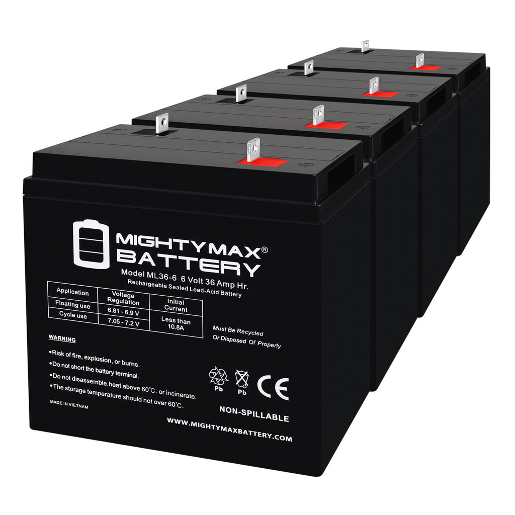 6V 36Ah AGM Battery 4 Pack G54889