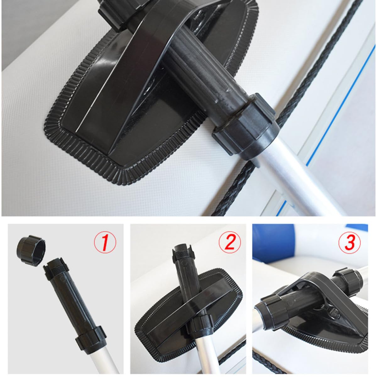 2 Pcs Aluminum Alloy Kayak Paddles W789