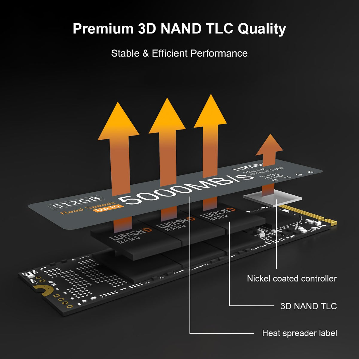 2TB M.2 NVMe PCIe Gen4 x4 Internal SSD X971345
