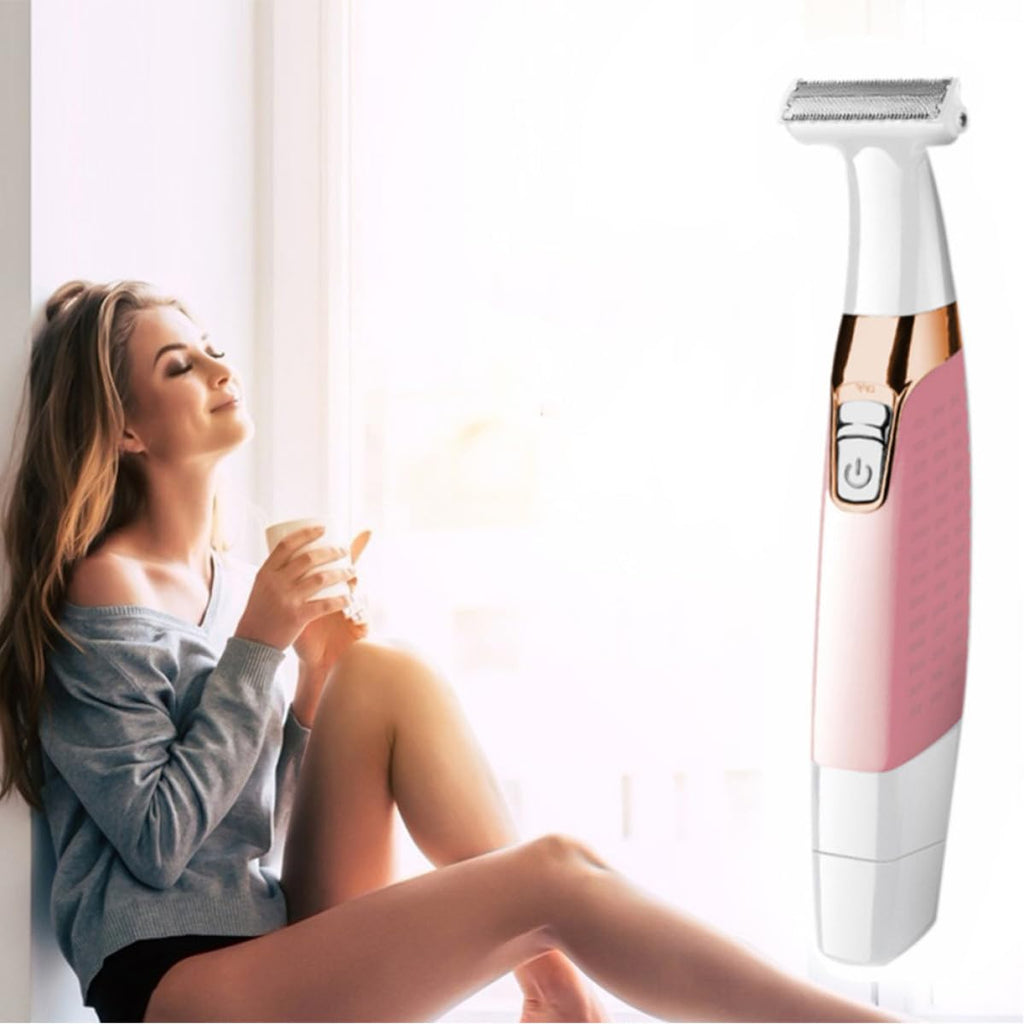 Pink Portable Electric Body Hair Shaver S849204