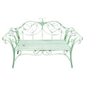 2-Seat Metal Outdoor Bench K316903