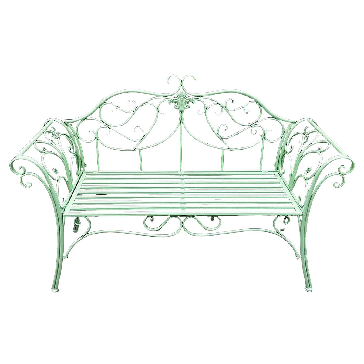 2-Seat Metal Outdoor Bench K316903