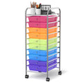 10 Drawer Rolling Storage Cart Organizer Q730175