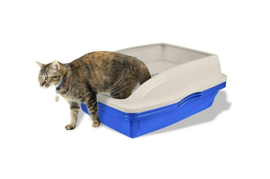 Large Sifting Cat Litter Box with Frame Q7702