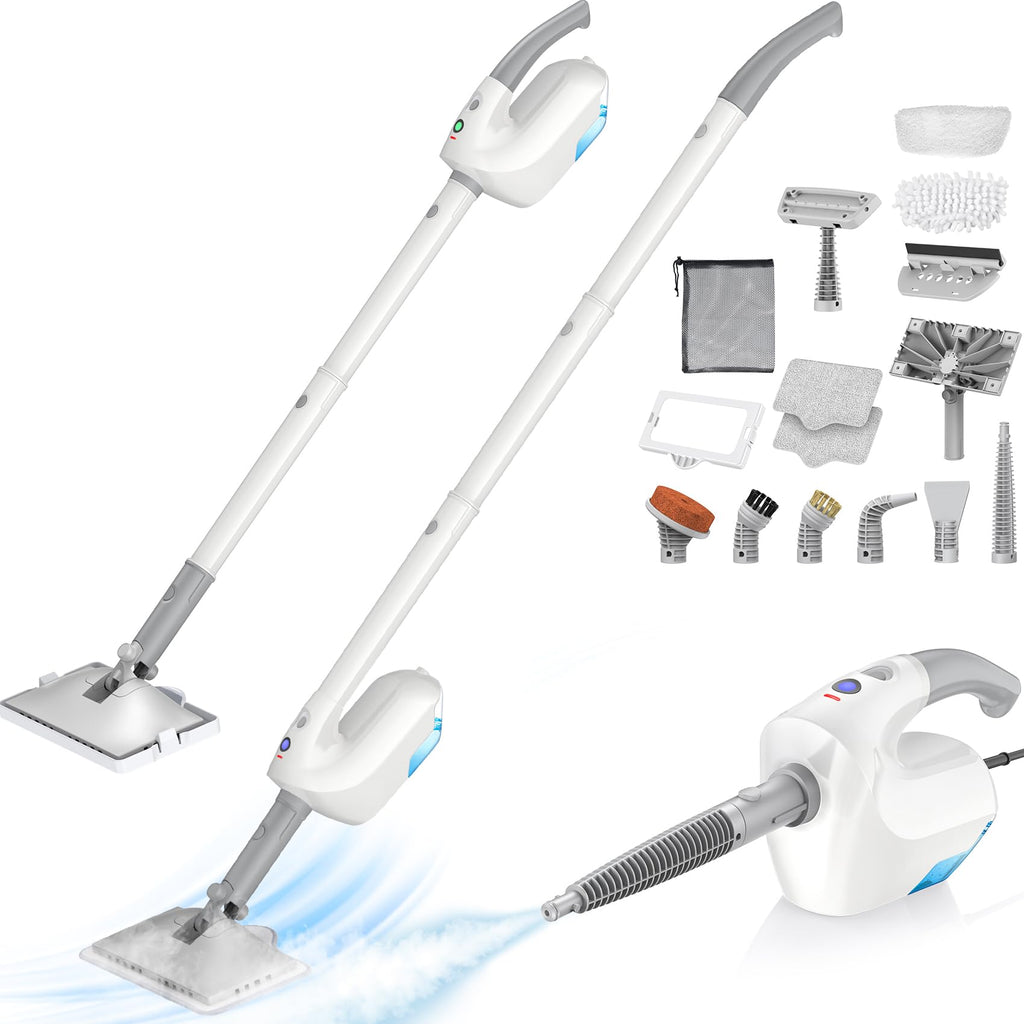 10-in-1 Steam Mop with Detachable Handheld Steamer Y904902