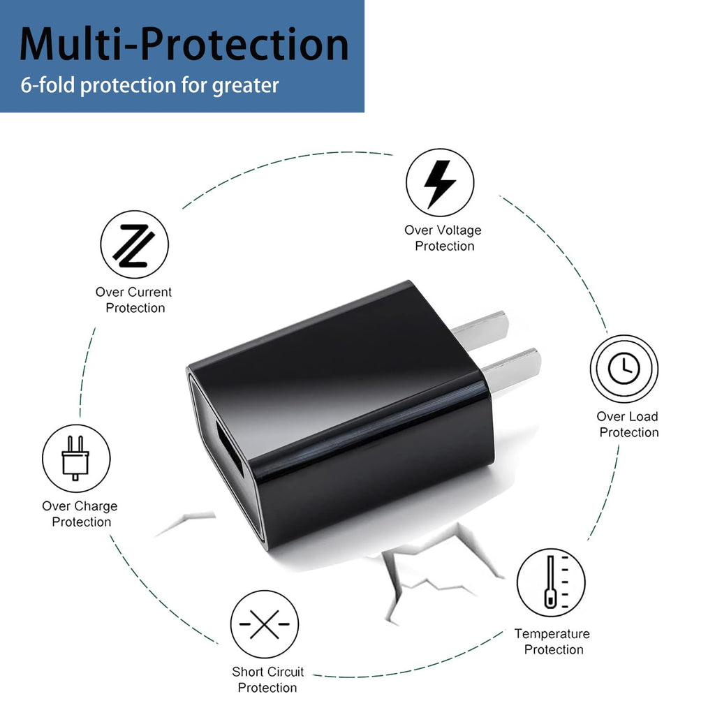 5V USB Wall Charging Power Adapter B7486