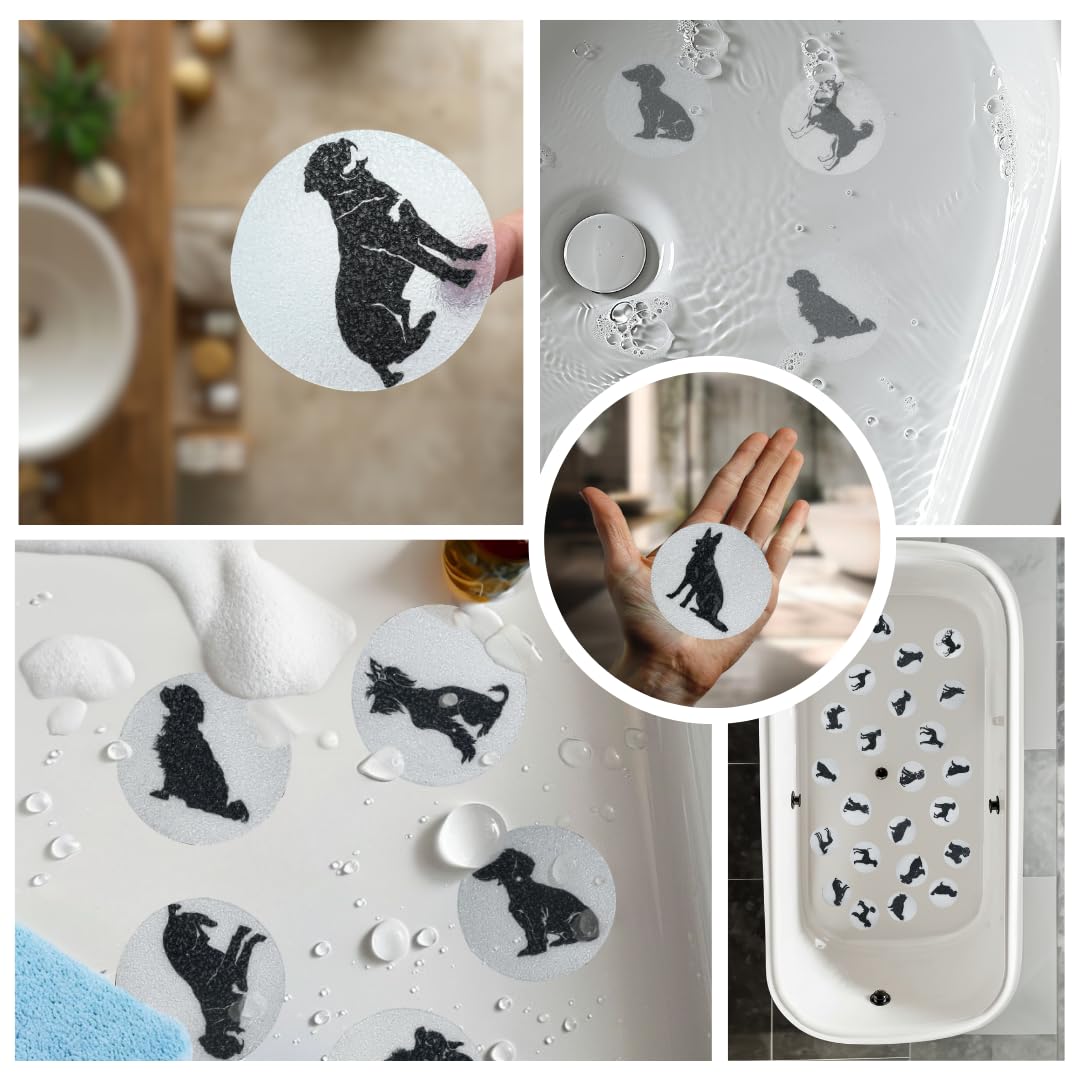 24 PCS Non Slip Bathtub Stickers X413