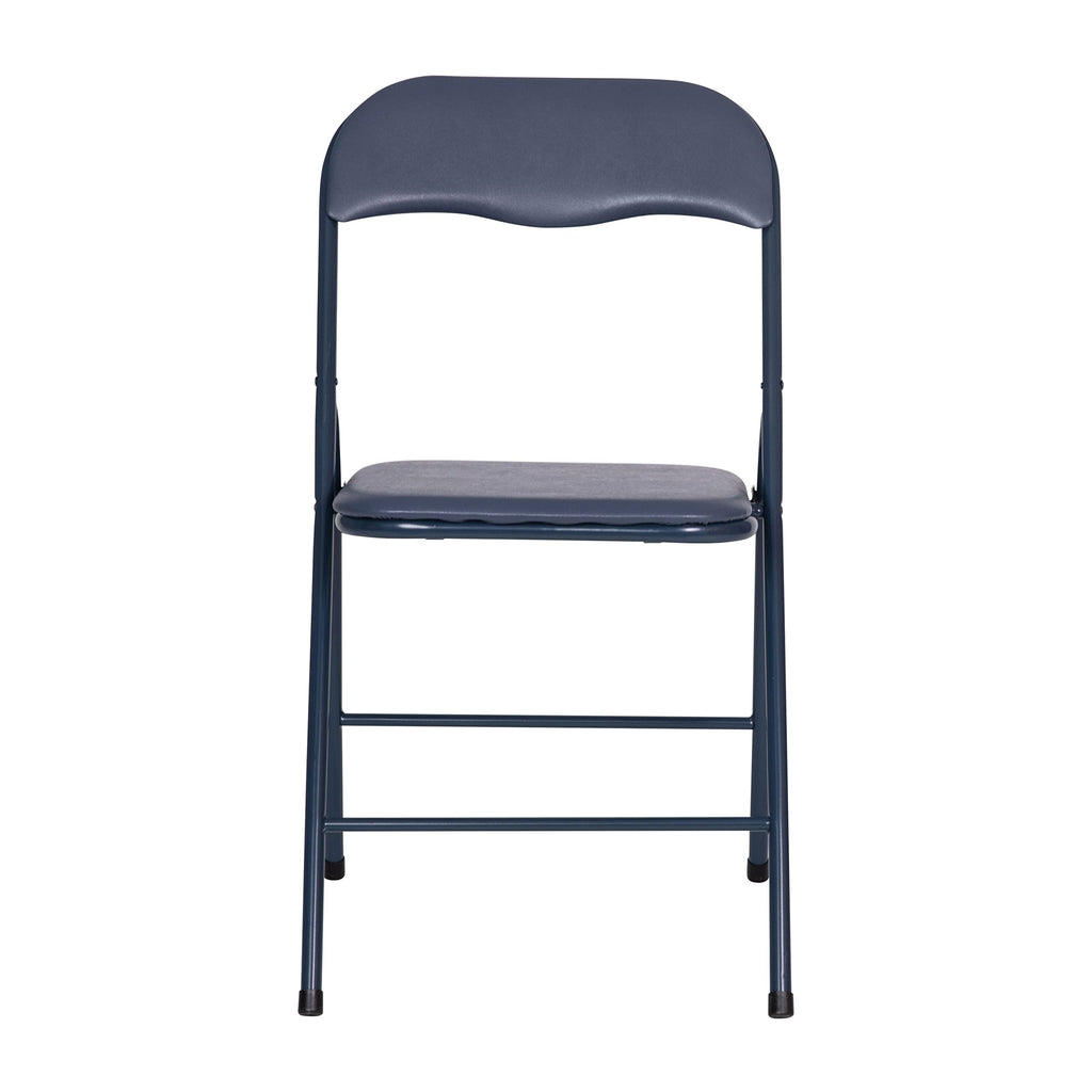 Navy Square Folding Card Table and Chairs Set R42541