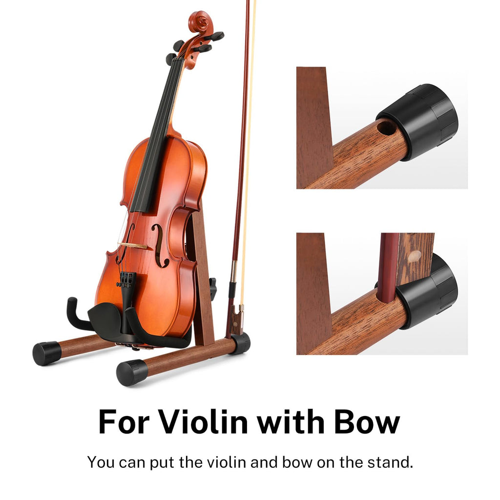 Wood Ukulele Stand Folding Floor Stand Q476044