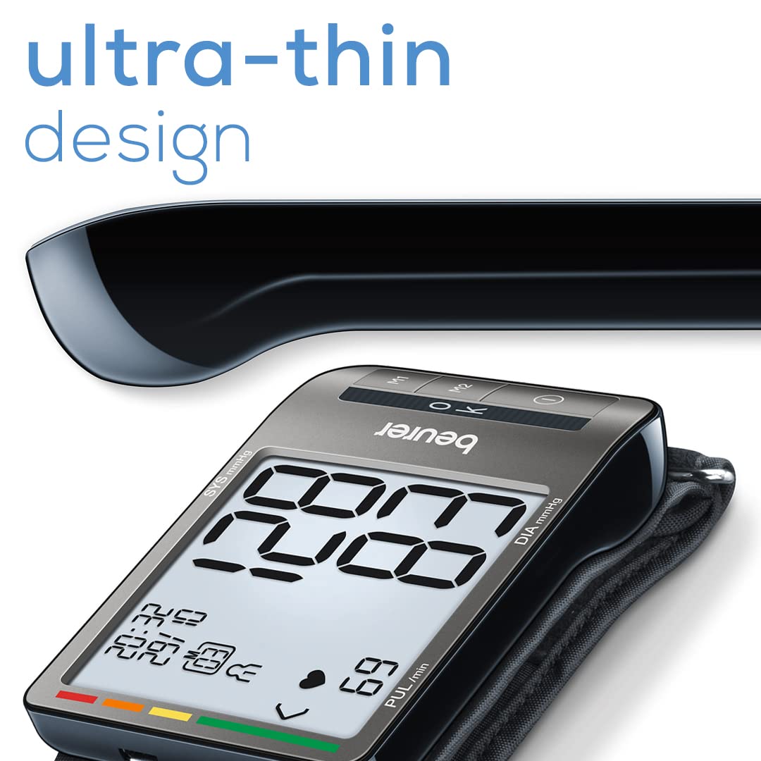 Wrist Blood Pressure Monitor with XL Cuff and Storage Case U7372