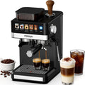 20Bar Compact Espresso Machine with Grinder and Steam Milk Frother L637585