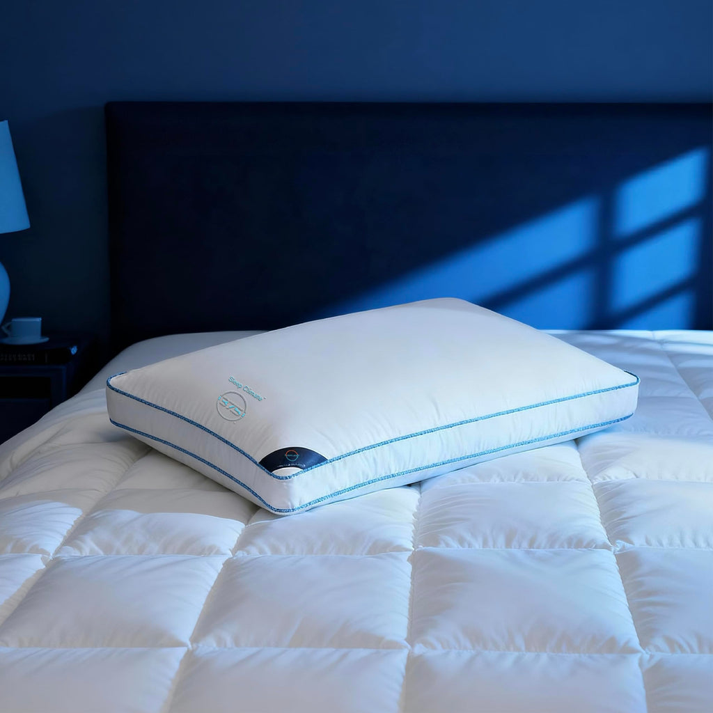 Temperature Regulating King Size Down Alternative Pillow with 2” Gusset R476471