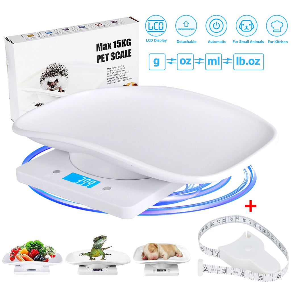 Pet Scale 33lb Capacity with Tape Measure X693