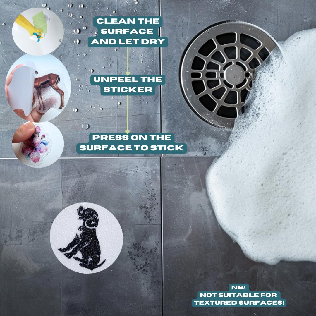 24 PCS Non Slip Bathtub Stickers X413