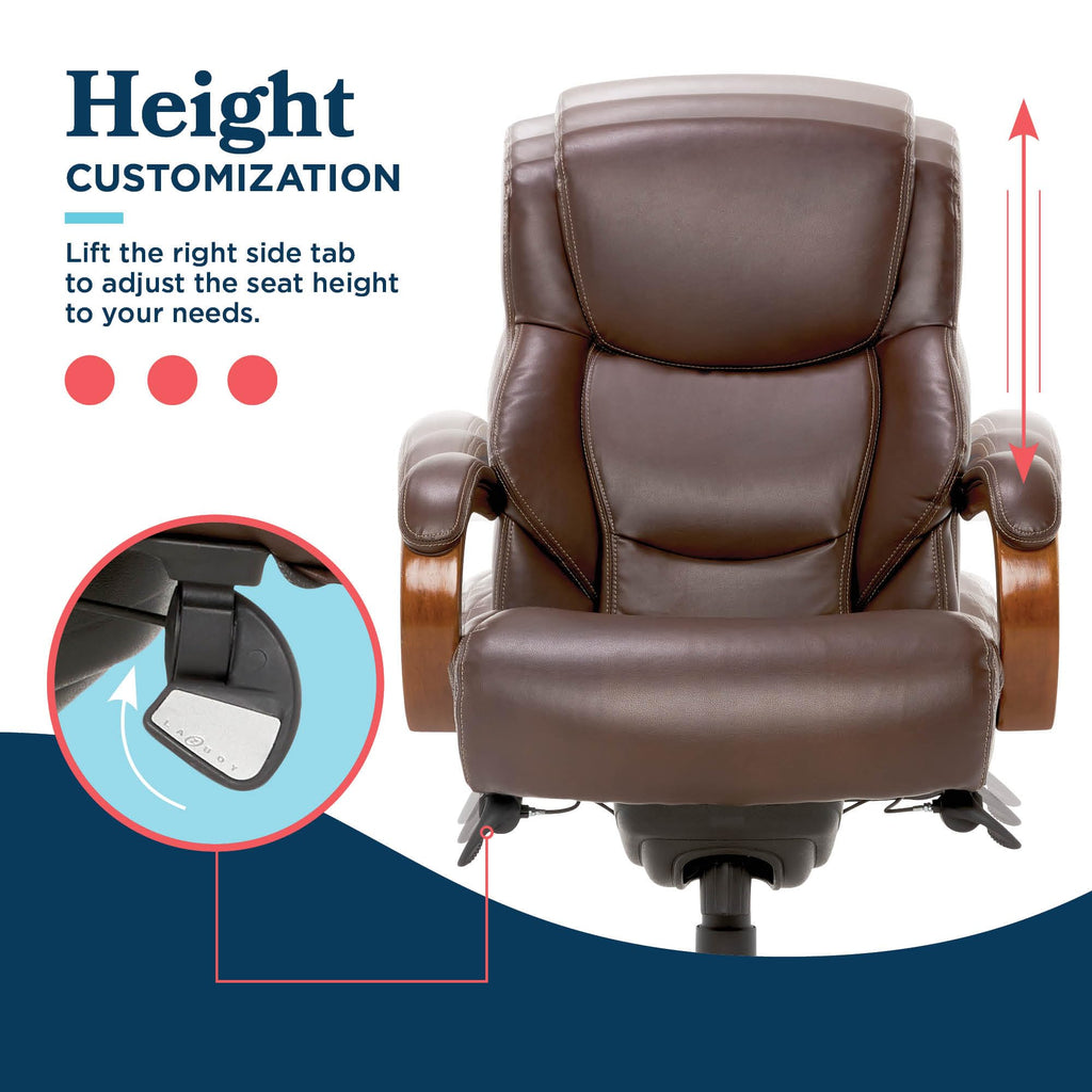 Big and Tall Leather Executive Office Chair A9985