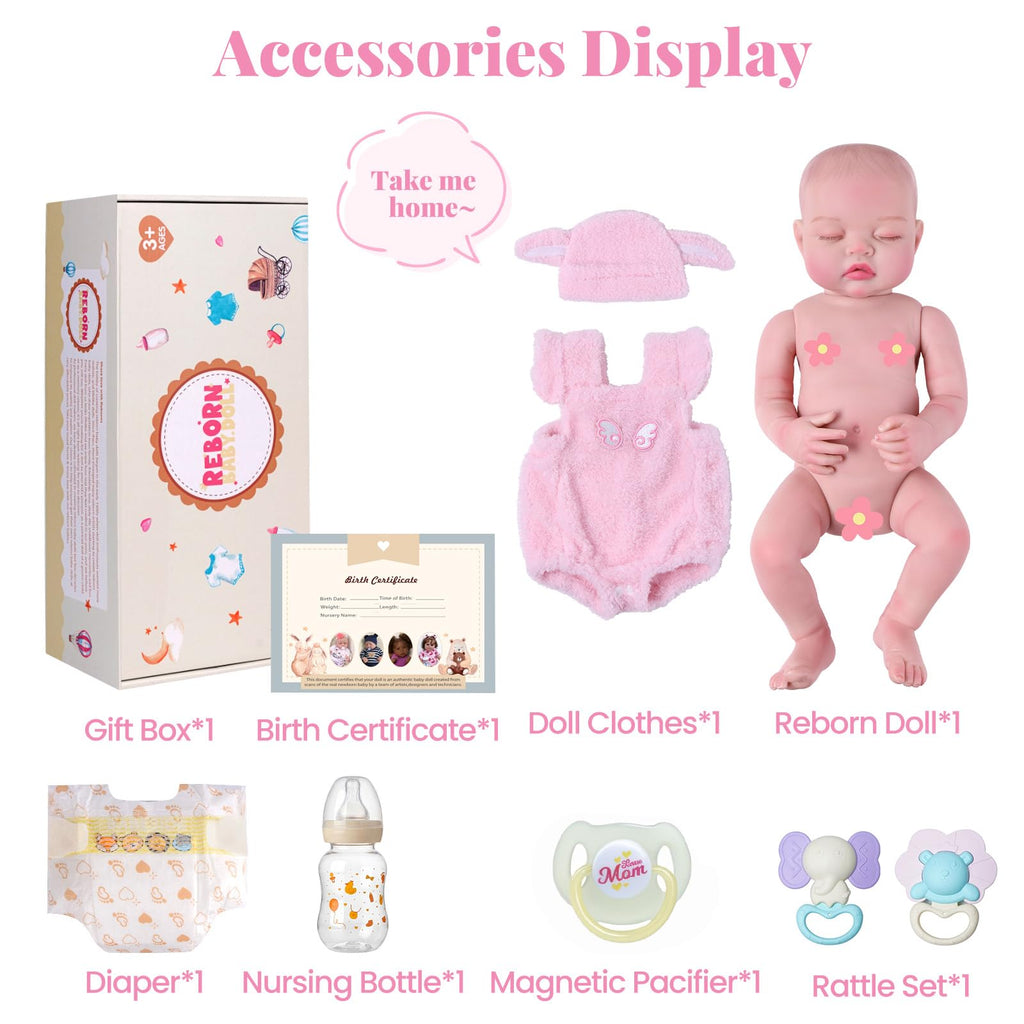 20 Inch Reborn Baby Dolls Girl with Accessories X92271