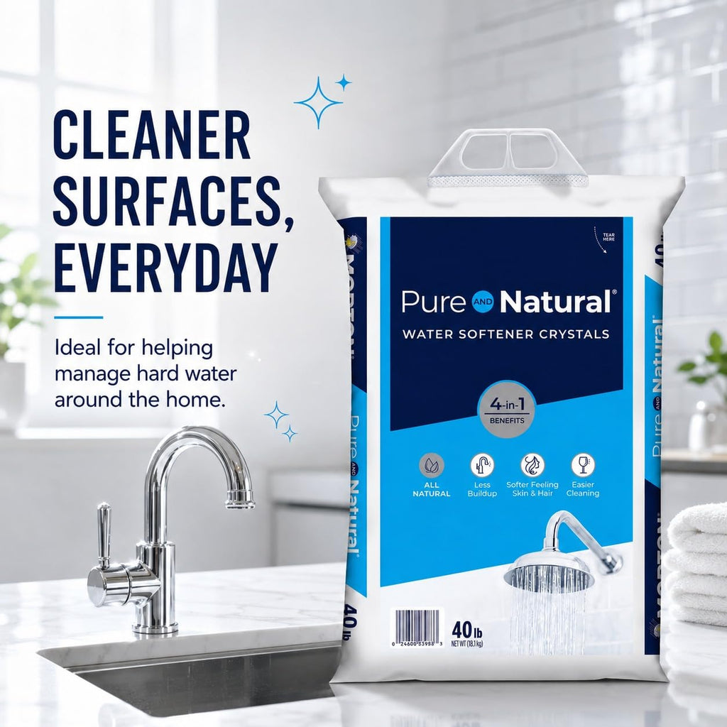 Water Softener Salt Crystals 40 lb 3 Pack A454