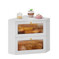 Bamboo Bread Box with Transparent Door J2120