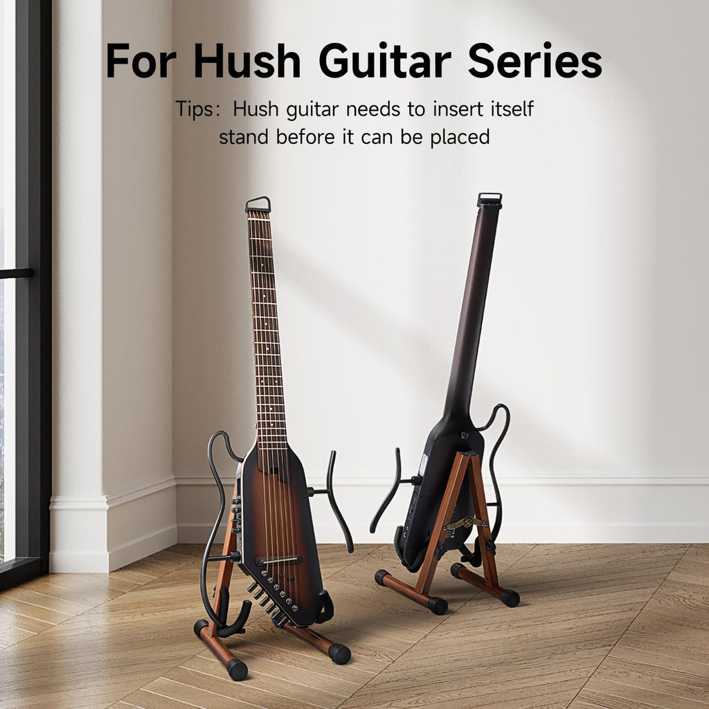 Wood Ukulele Stand Folding Floor Stand Q476044