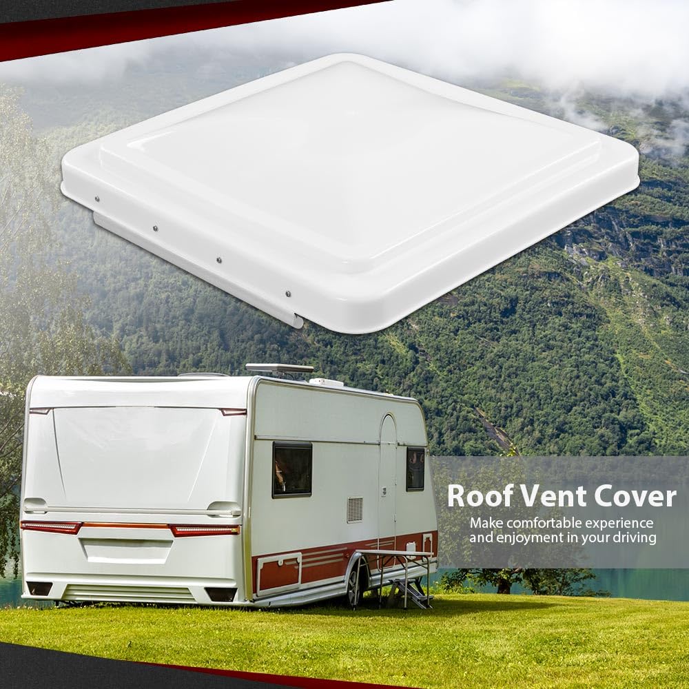 14" x 14" Replacement Roof Vent Cover 3PCS White E48087