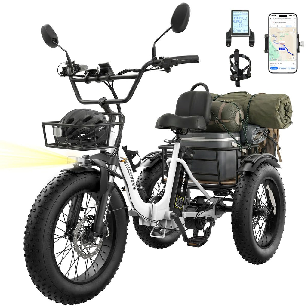750W Folding Fat Tire Electric Tricycle A132