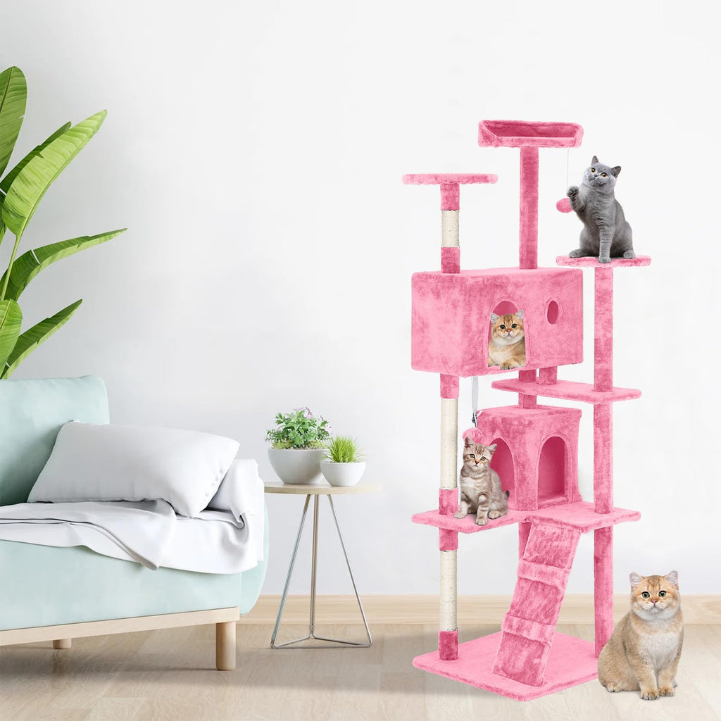70in Cat Tree Tower with Scratching Post T5429