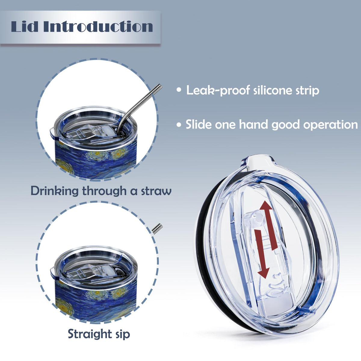 20oz Insulated Stainless Steel Tumbler with Lid I148