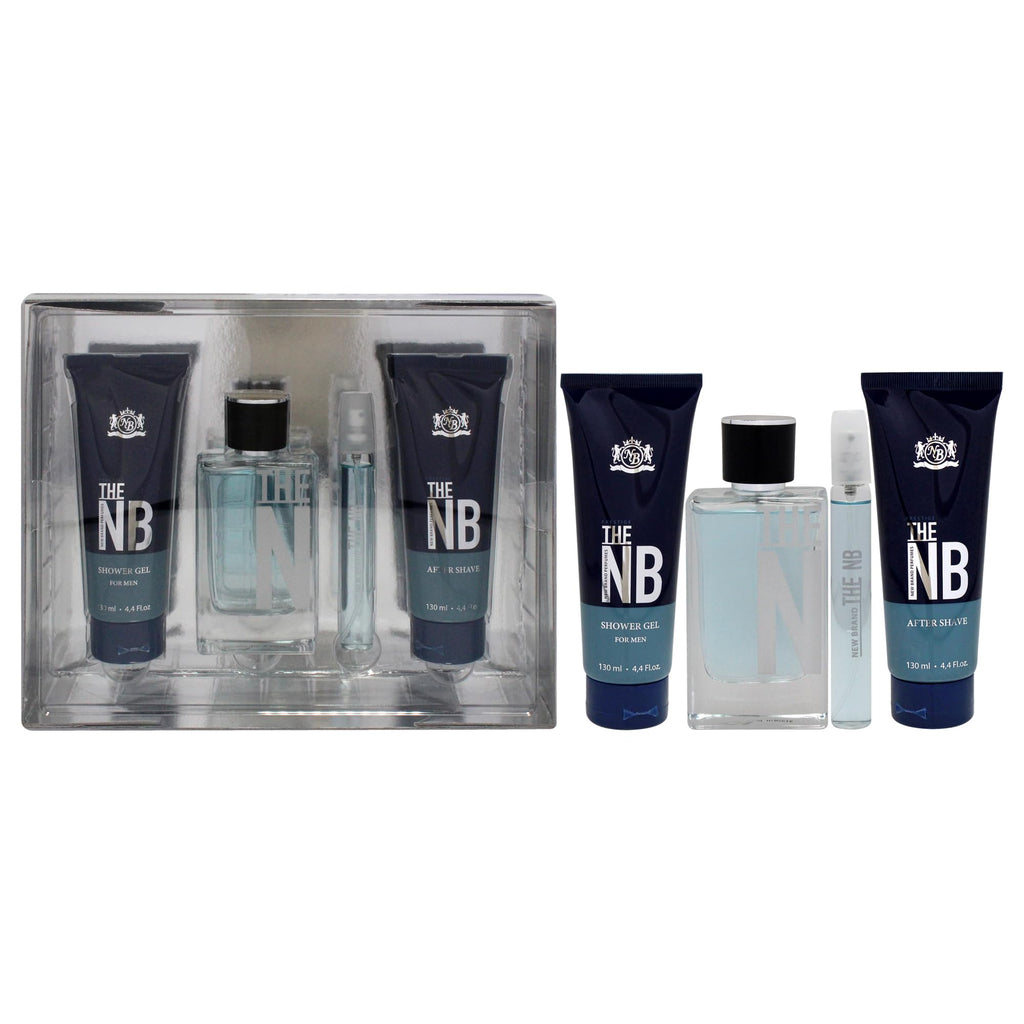 4 Pieces Eau de Toilette Spray Shower Gel After Shave Balm Gift Set B2040