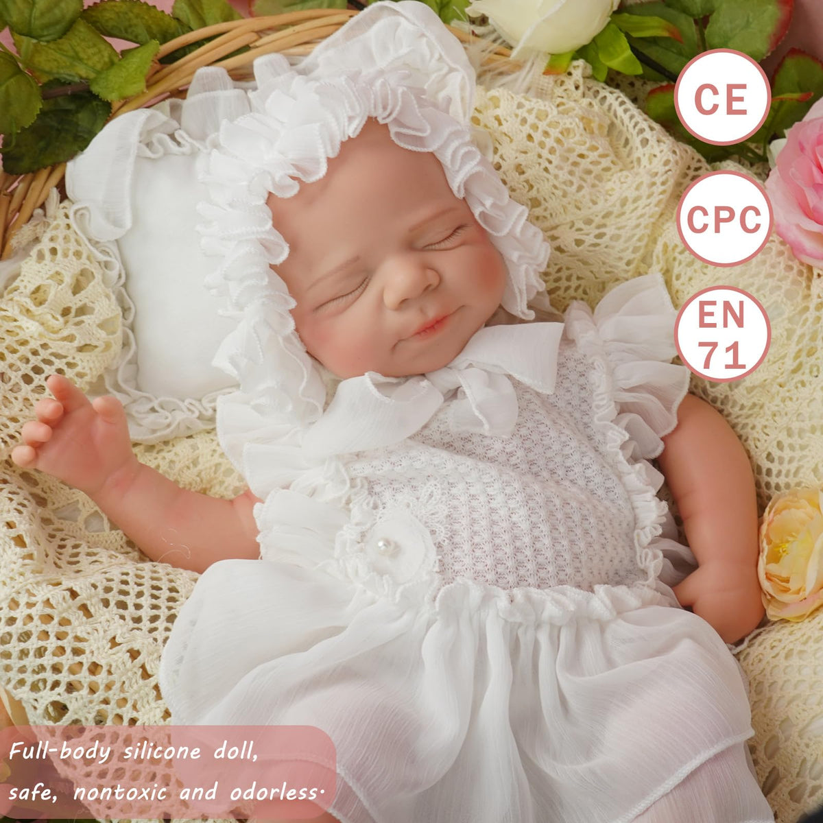 20 Inch Full Silicone Baby Doll O514