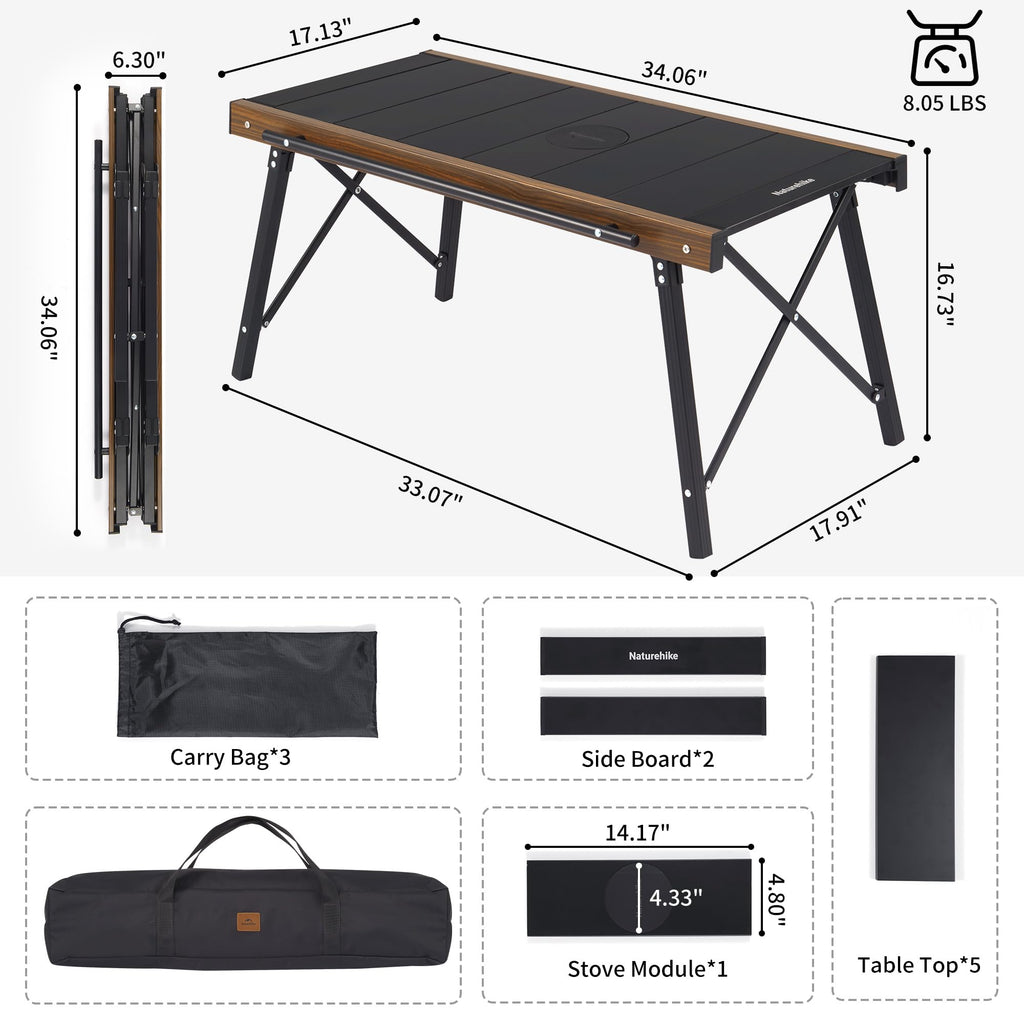 Folding Ultralight Aluminum Camping Table W838307