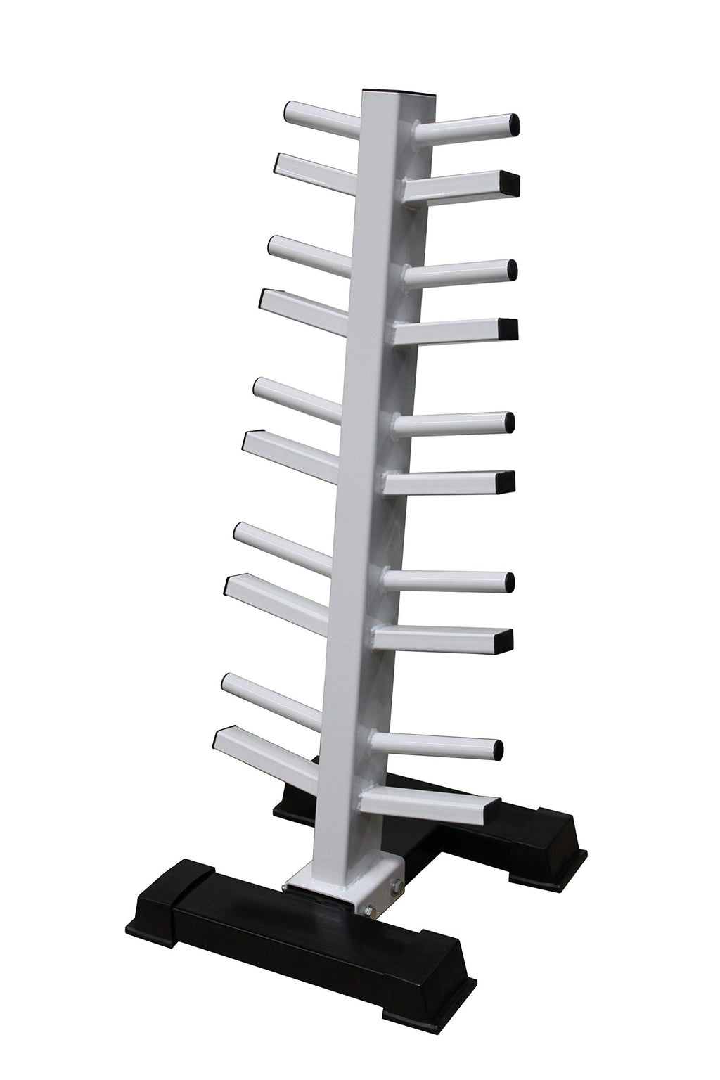 Neoprene Dumbbell Set with White Vertical Dumbbell Rack K2687