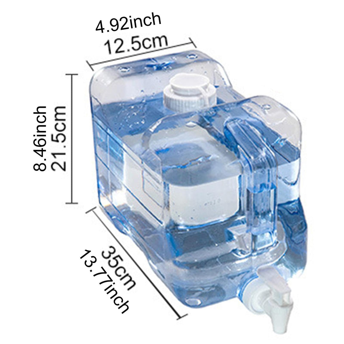 5.7L Portable Water Container with Lid and Handle B7563