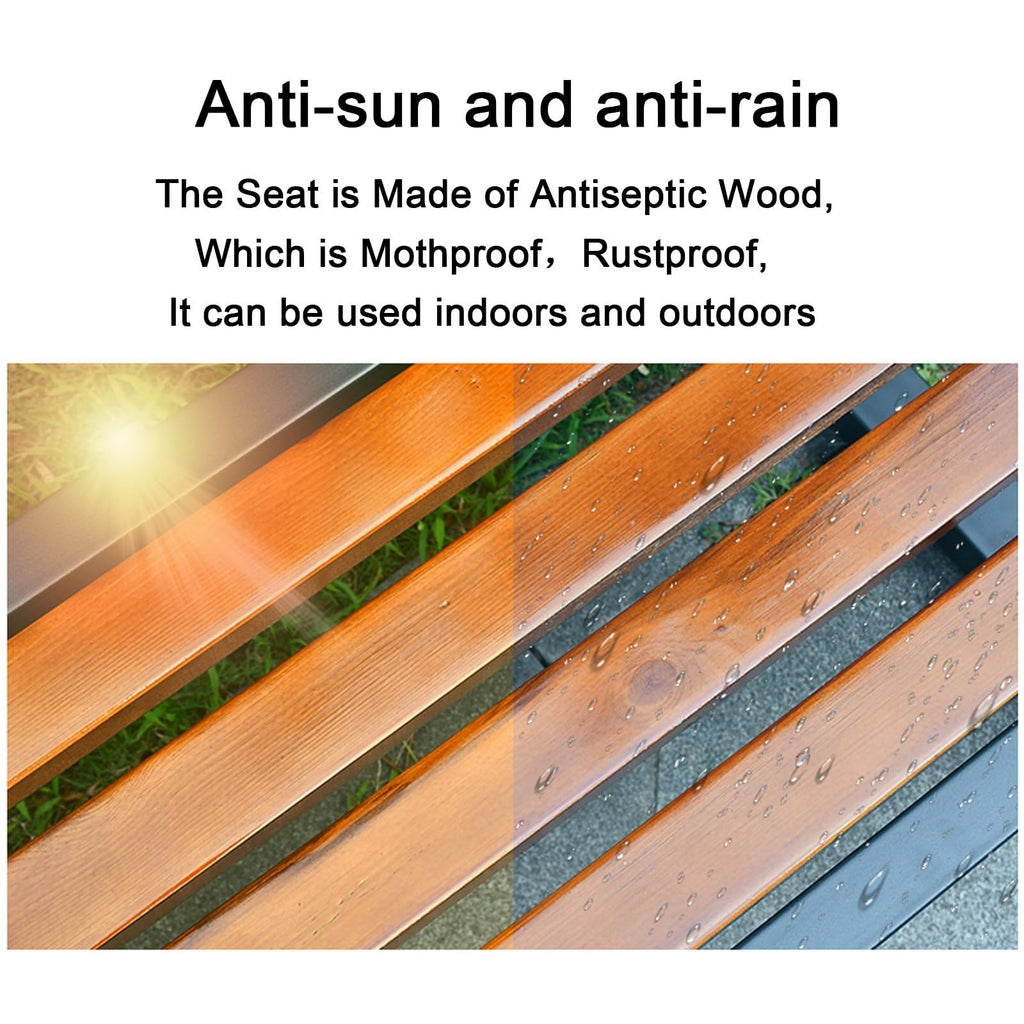 Outdoor Metal Park Bench H691000