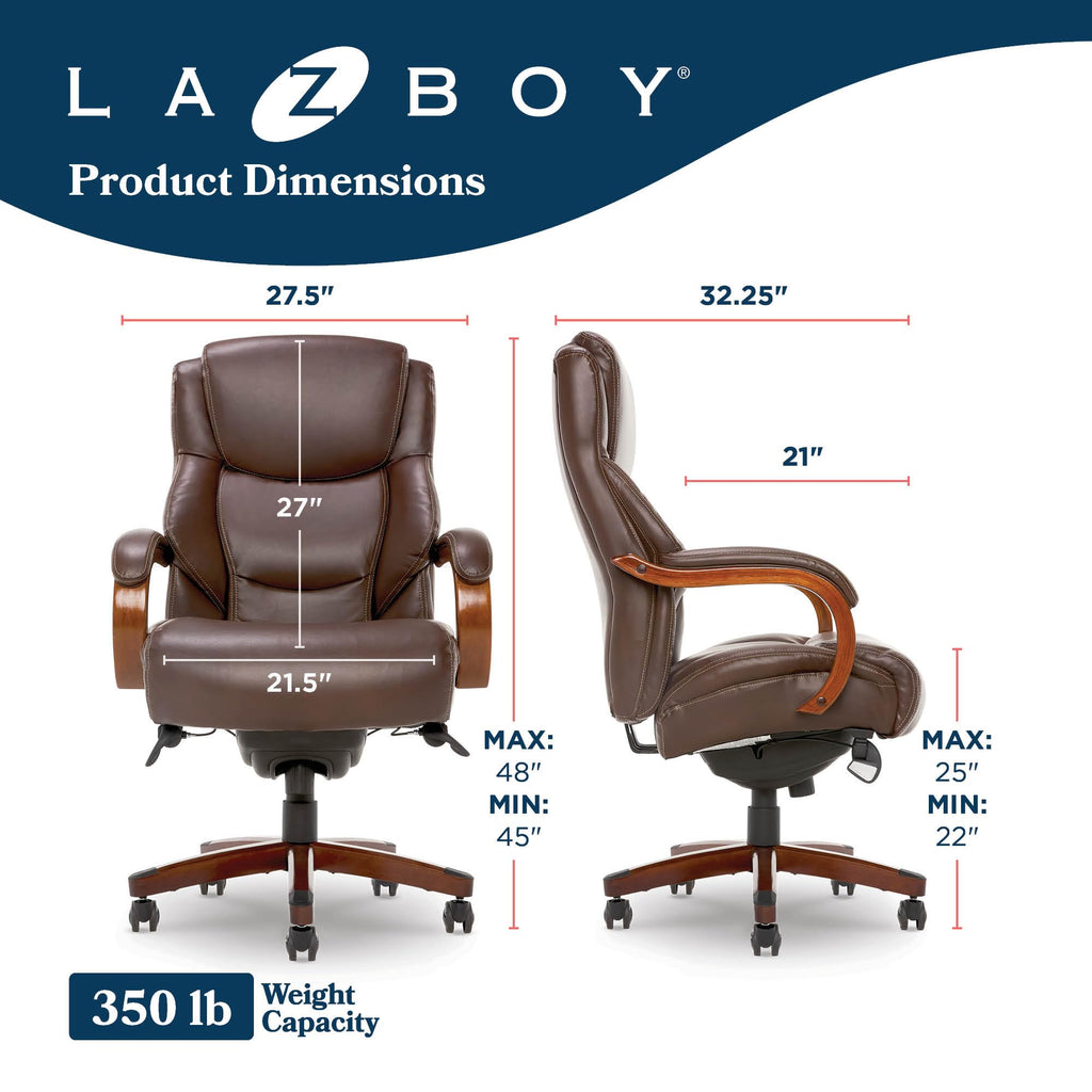 Big and Tall Leather Executive Office Chair A9985