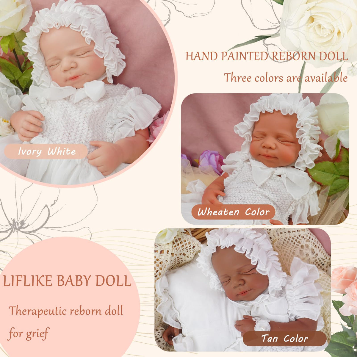 20 Inch Full Silicone Baby Doll O514